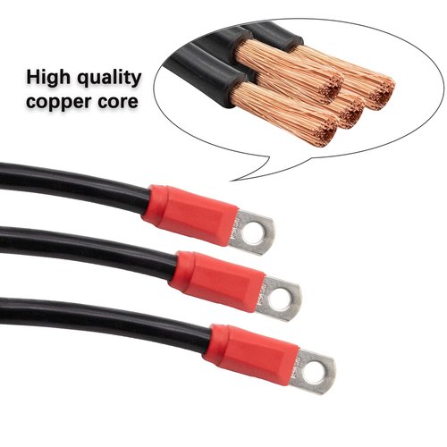 DRIVE UP Golf Cart Battery Cables Wiring Kit for Club Car Precedent 2008-up 8V Batteries(5Pcs)