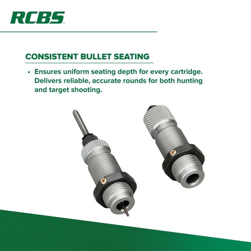 RCBS Full-Length Die Set .22-250 Rem, Precision Reloading Die Set for .22-250 Remington Rifle Cartridges