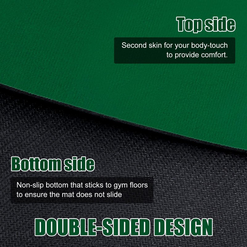 Woanger 12 x 2.5 Ft Long Jump Mat Green Sports Broad Jump Measurement Mat Hash Marks Carpeted Non Slip for Gym School Home Flooring Exercise Workout Training