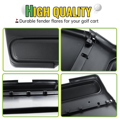 Golf Cart Front Shield Cover Shock Bumper Brush Guard for EZGO TXT Accessories, Replaces OEM 27166G01 27166G02 27166G04