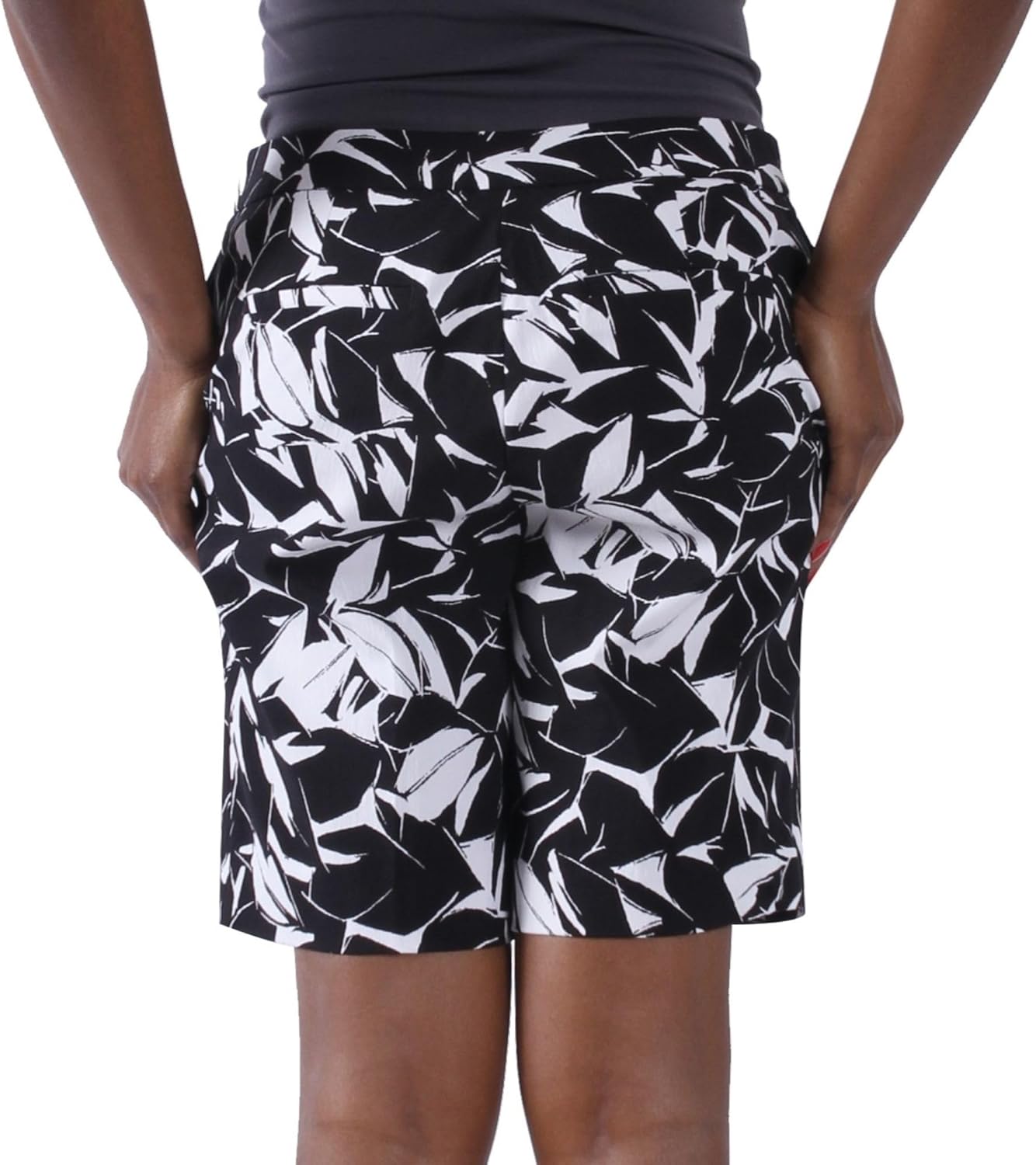 Skiennix Women's Golf Shorts - 9-Inch Dress Shorts with Pockets for Hiking & Outdoor Activities