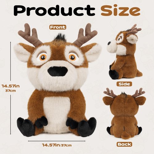 Craftsman Golf Deer Plush Driver Headcover Head Cover Protector Animal Golf Club Covers Add Fun to Your Golf
