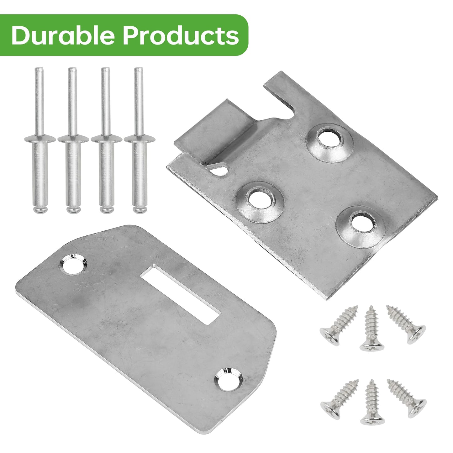 10L0L Golf Cart Seat Bottom Hinge Plate for EZGO(1995-up) TXT/Medalist Golf Cart Set of 2, Replaces OEM# 71610G01 71609G01