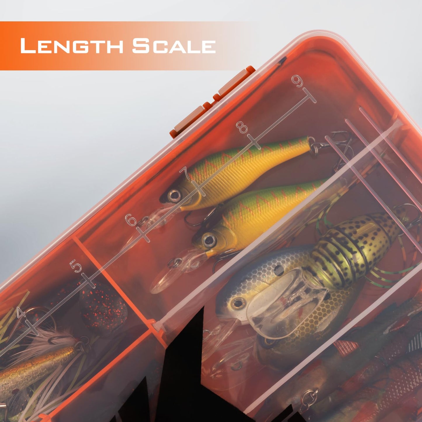 KastKing Bait Vault Camouflage Tackle Box, Plastic Fishing Tackle Box Storage Organizer with Removable Dividers, 4 Packs Tackle Trays Terminal Tackle Storage, Right Angle Lure Boxes