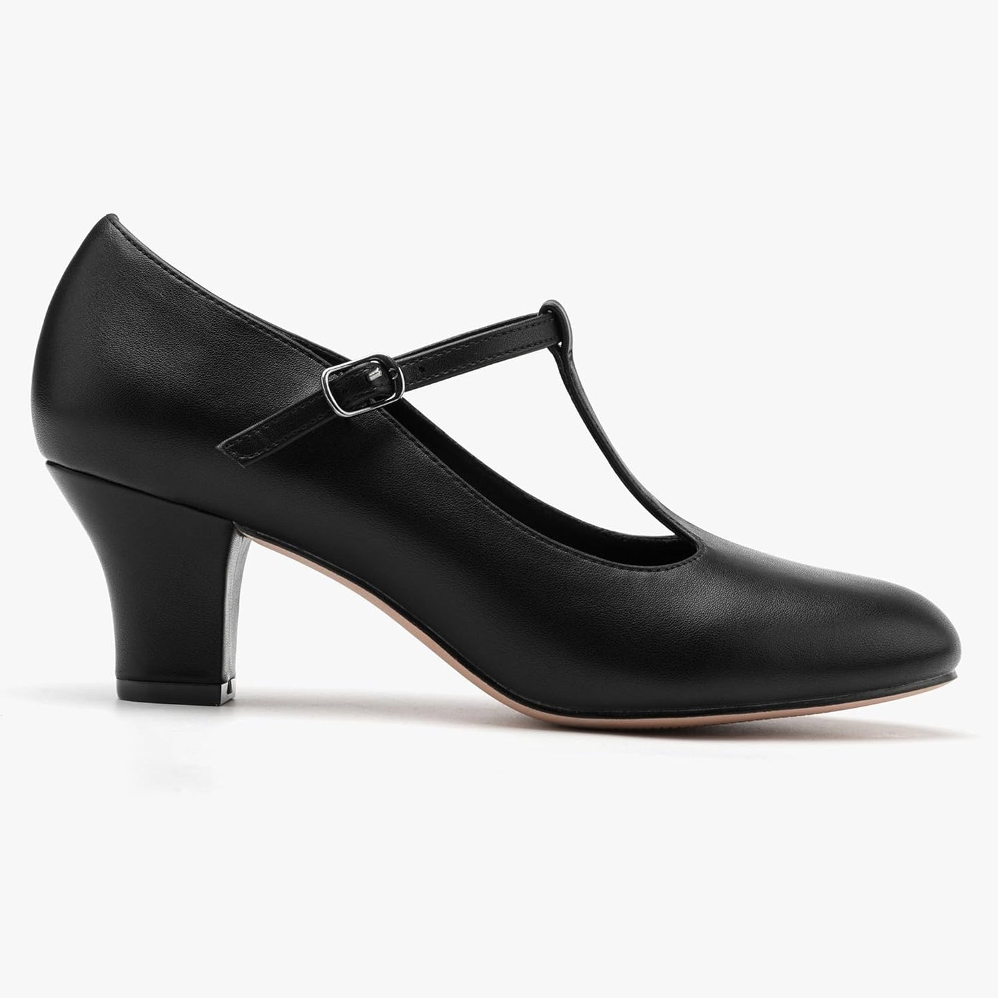 Stelle 2.5" T-Strap Character Shoes for Women - Elegant Dance Heels for Ballroom, Salsa, Tango & More