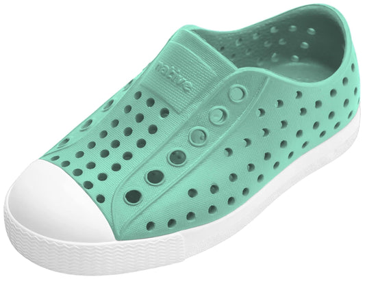 Native Shoes Unisex-Kids Jefferson Sneakers, Fresco Green/Shell White, 7 Toddler