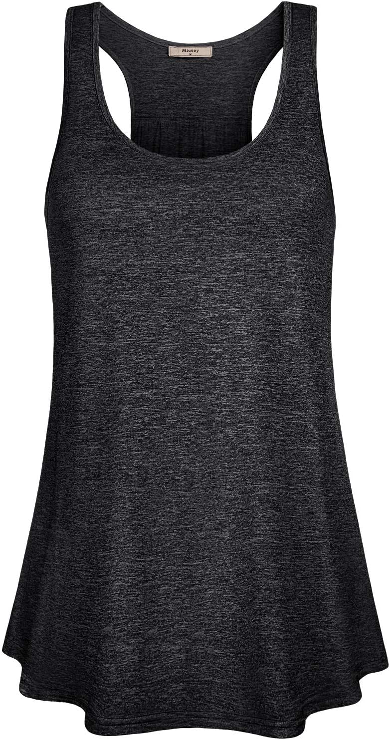 Miusey Women's Racerback Yoga Tank Top - Loose Fit for Ultimate Comfort | Perfect for Workouts