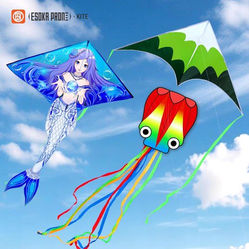 Forest Kites | Easy-to-Fly Beach Kites for Kids & Adults | Includes 328ft String - Fun Gift for Ages 4-8