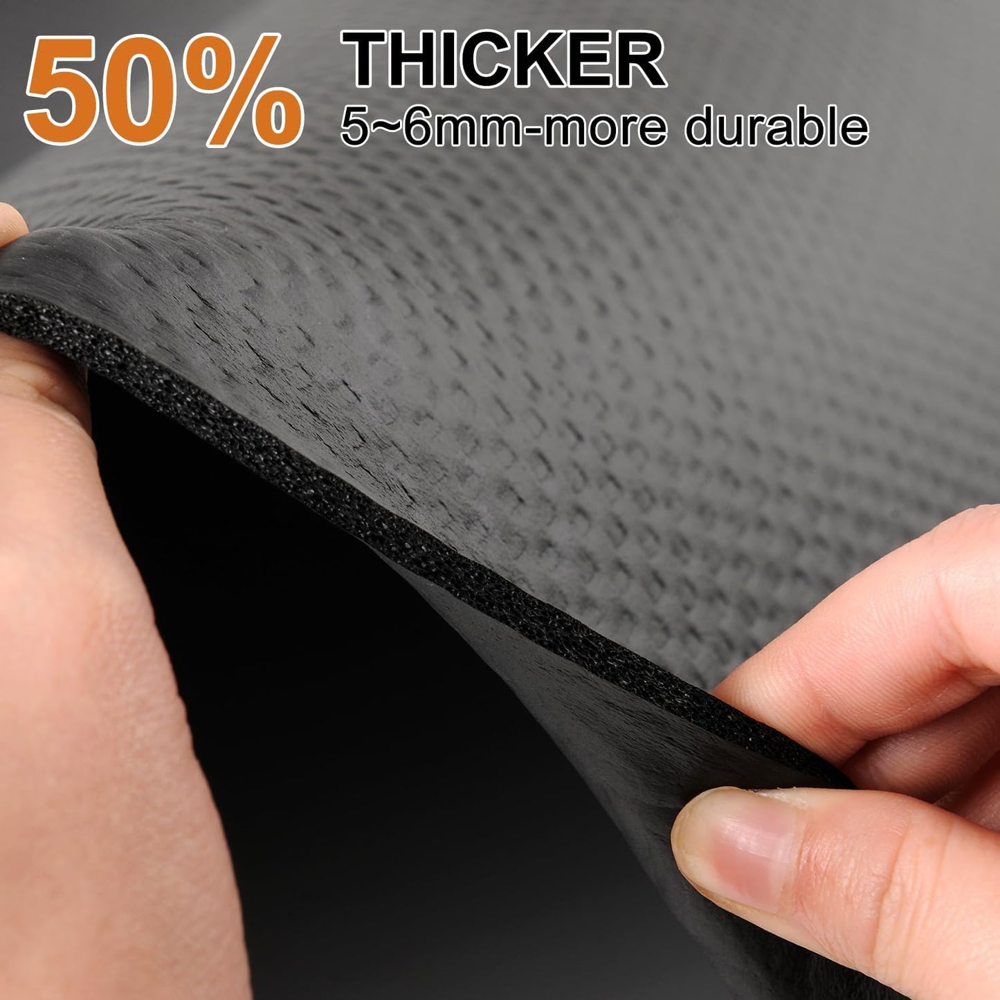 Skiennix Treadmill Mat - Noise-Reducing Exercise Equipment Mat for Carpet & Hardwood Floors