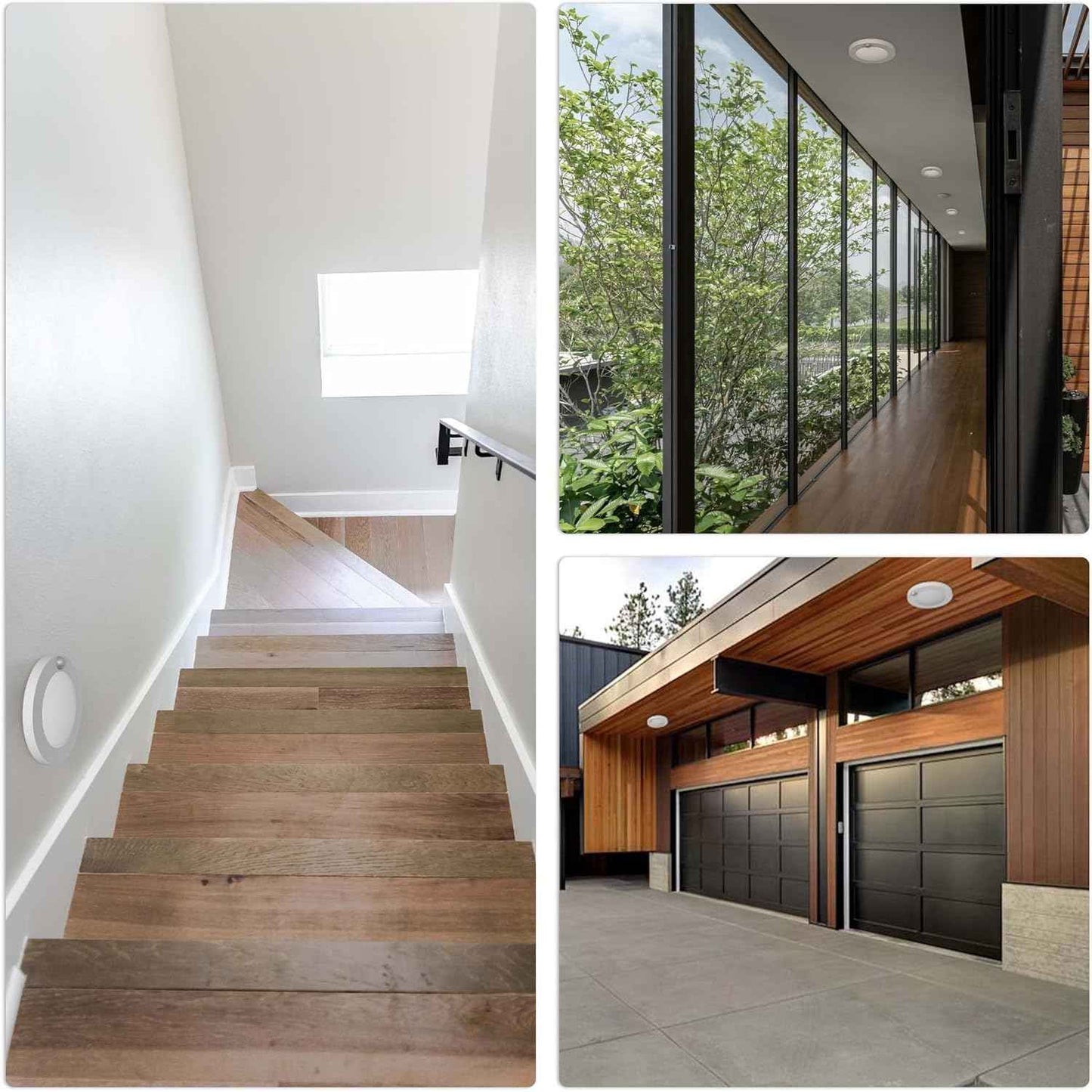 DODOPEN Motion Sensor Ceiling Light Hardwired, 7.5 Inch 3000K 4000K 6000K Selectable LED Flush Mount Ceiling Light Fixture with Timer, 15W Motion Sensor Light Indoor for Closet Hallway Laundry Stairs