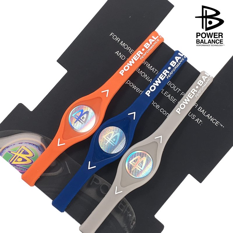 Power Balance the Original Genuine Performance Wristband, safe Waterproof Lightweight durable, size of orange M+deepblue M+ grey L