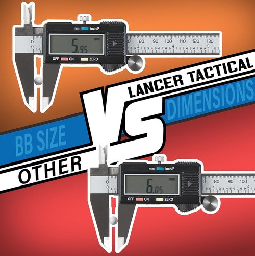 Lancer Tactical 0.28g Airsoft Outdoor BBS 5,100 Count - Outdoor Field Compliant