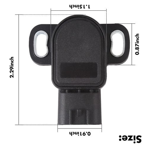 10L0L Golf Cart Throttle Sensor for Yamaha G29 Drive 2 /Drive 3 Electric 2012-Up - Golf Cart Throttle Position Sensor Accelerator Position Sensor Replace JW9-H5885-00-00