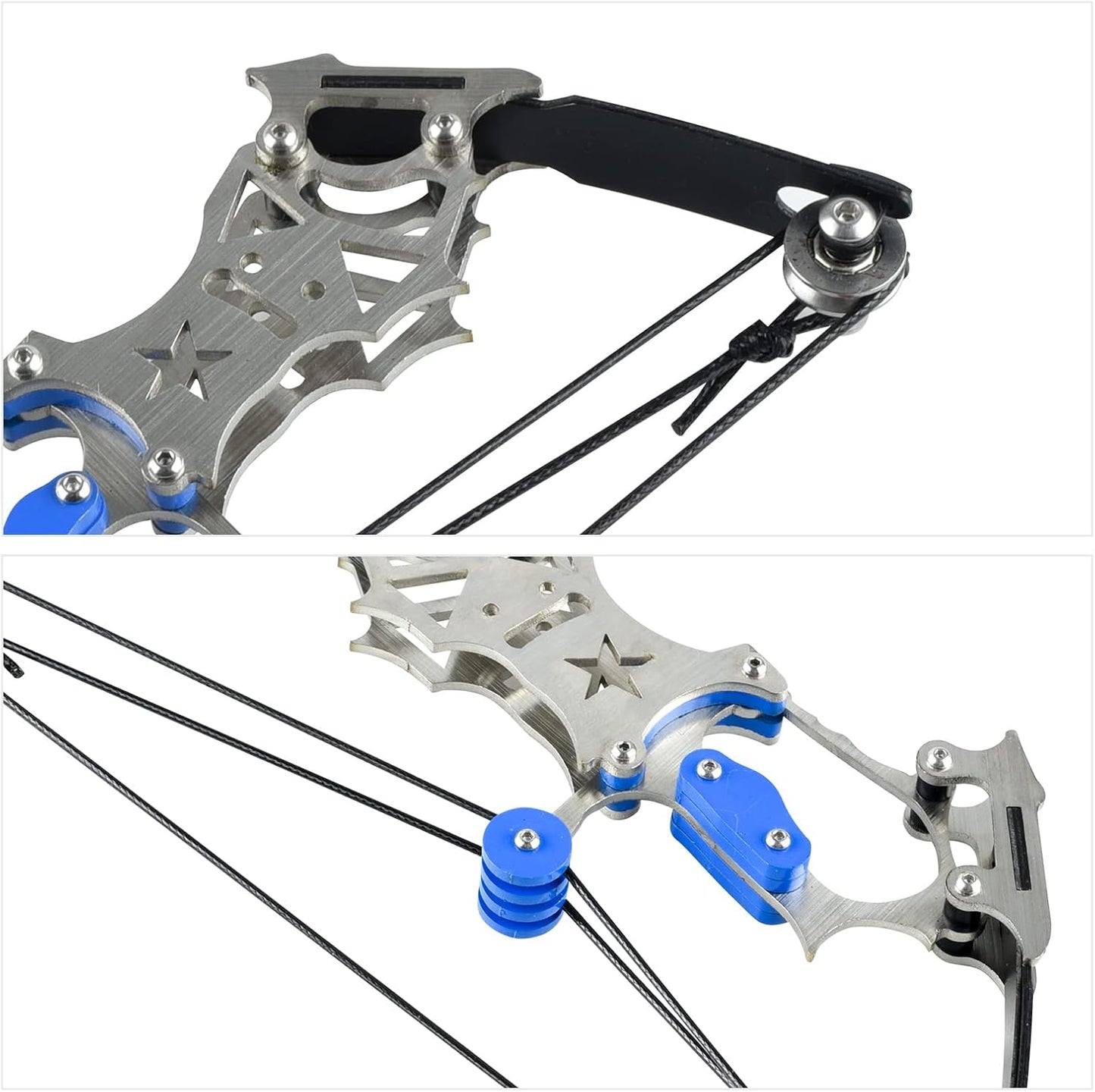 Skiennix Mini Compound Bow and Arrow Set - Archery Target Shooting for Ages 14+ | Cool Gadget for Stress Relief