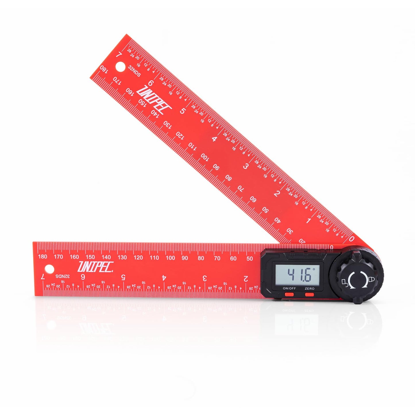 UNIPEC Digital Angle Finder Protractor, Angle Finder Ruler, 7inch 200mm 7inch/200mm, Angle Measuring Tool for Woodworking,Carpenter,Construction,DIY Measurement