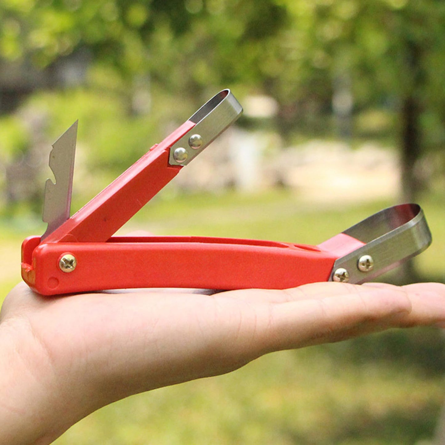 AGLOO 2 Pcs Bark Removal Tool Bark Peeler - Bark Scraping Tool for Patio Lawn Yard - for Grafting Girdling Woodworking,High-Carbon Steel