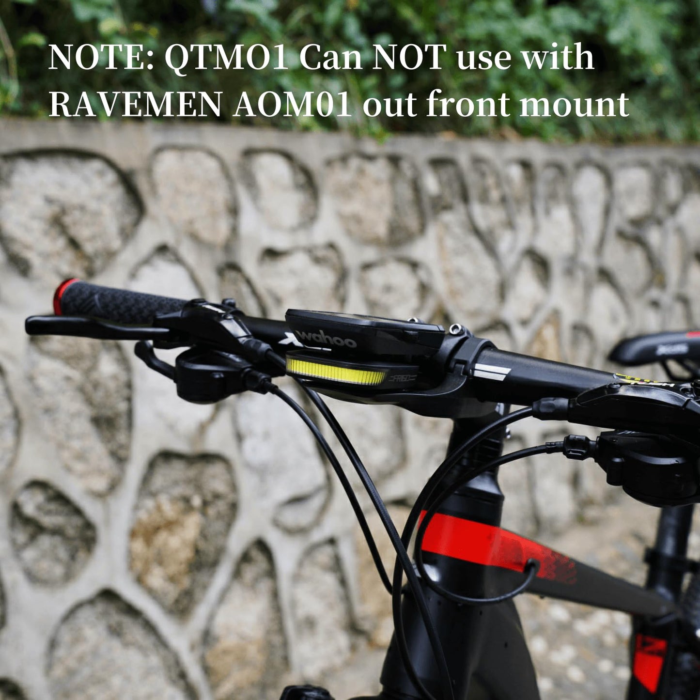RAVEMEN QTM01 Plastic Mount to Make FR160 Compatible with Wahoo Computers