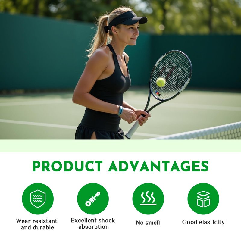 PHX Grove 6-Pack Tire-Shaped Tennis Racket Vibration Dampener - Shock Absorbers for Racquet Strings, Reduces Vibration, Noise and Arm Strain for Pain Relief - Durable Rubber, Easy to Install