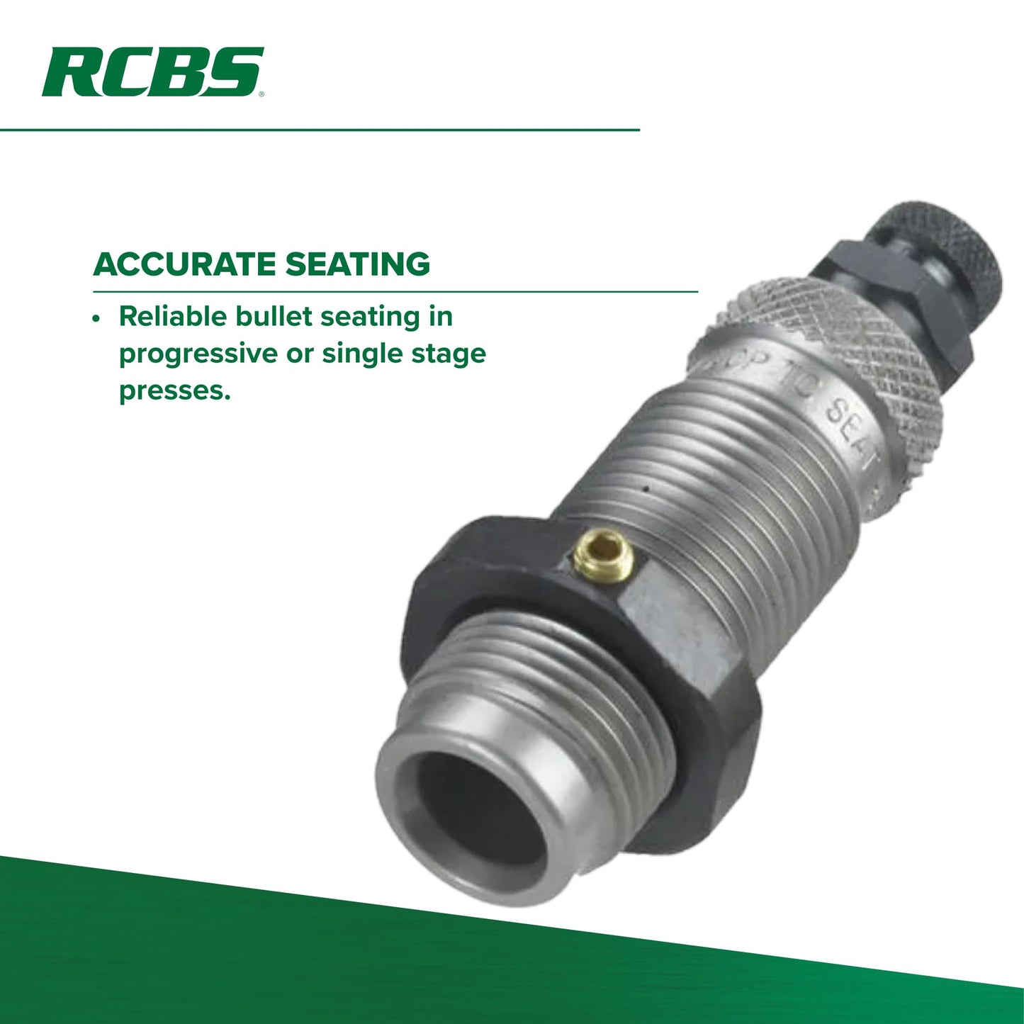 RCBS 18512 Series B 3-Die Carbide Roll Crimp Set, 41 Magnum