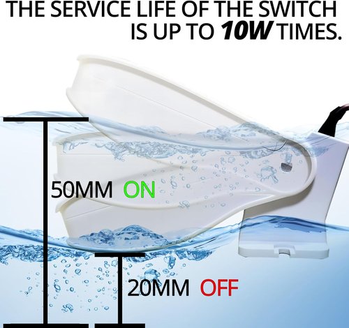 Automatic Bilge Pump Float Switch by [Brand Name] - DC 12V/24V/32V Marine Water Pump for Ponds & Boats