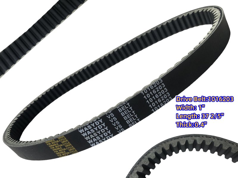 WASYDY Golf Cart Starter Generator Belt &Clutch Drive Belt Kit For Club Car DS 1997-UP, Precedent 2004-UP With FE290 and FE350 Motors,Compatible With OHV Kawasaki Gas Engine ，Replace 101916701,1016203