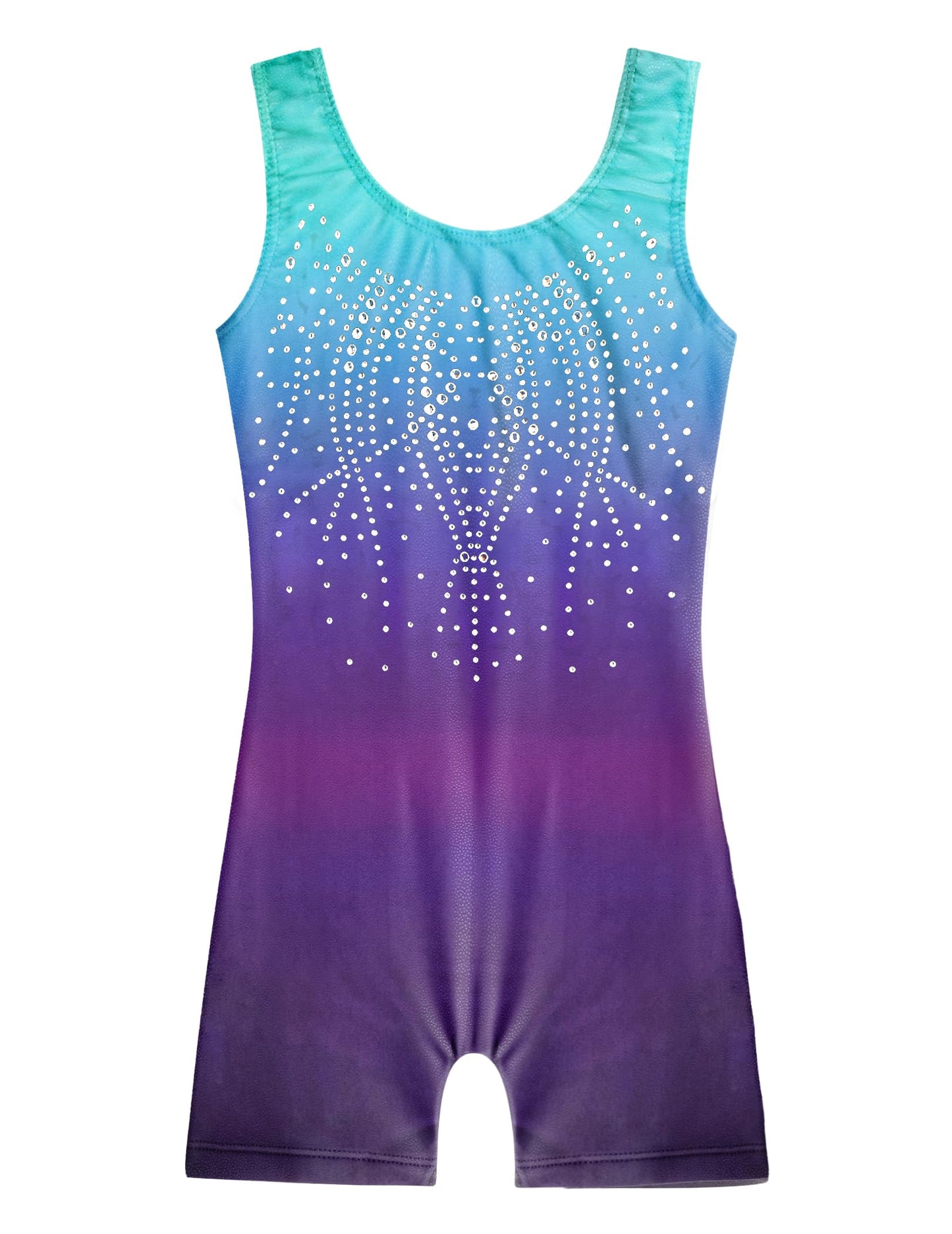 Zaclotre Kid Girls Gymnastic Leotard Sparkly Shiny Diamond Ballet Dance One Piece Outfit