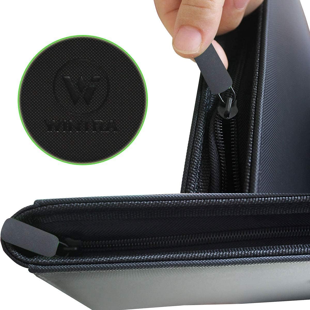 Premium 360 Pockets Black Zippered Playing Card Binder - Durable Trading Card Holder with 20 Sleeves