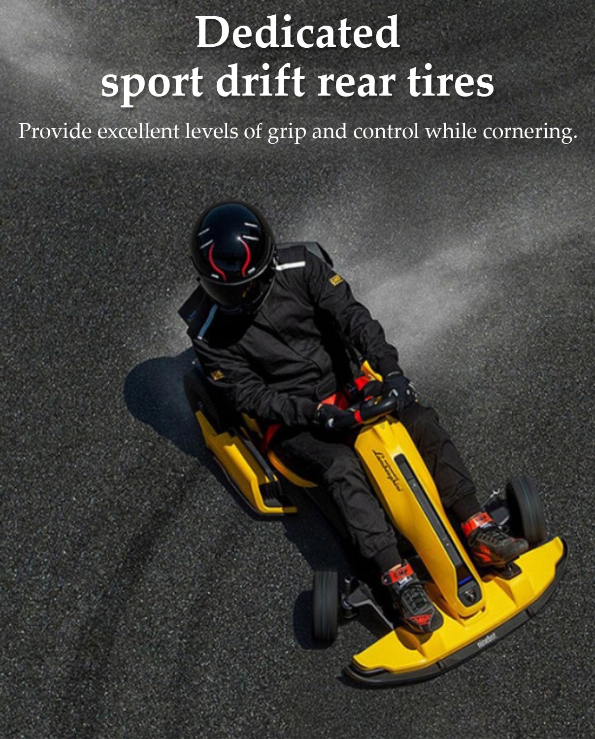 Felixstory 2pcs 10x2.75 Quick Release Tire Replacement for Ninebot by Segway S MAX/Gokart PRO/Gokart Kit(with Ninebot S Max),Go Kart Kit Refit Parts 10-2.75 Electric Gokart Bundle Rear Tires