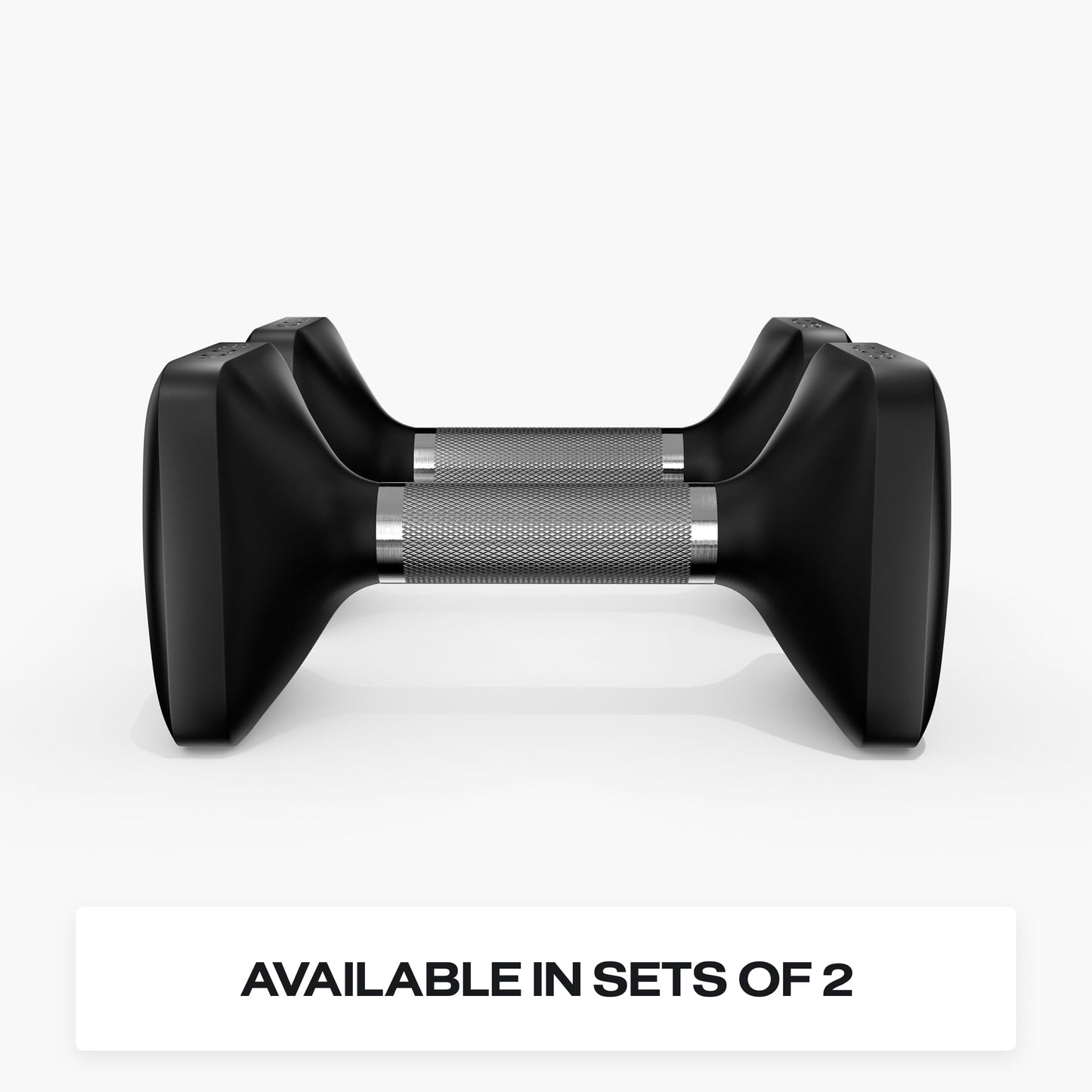 Peloton Dumbbells | Ergonomically Designed Pair of Cast Iron Weights With Urethane Coating and Nonslip Grip, Available in Set of Two - 5 lb, black