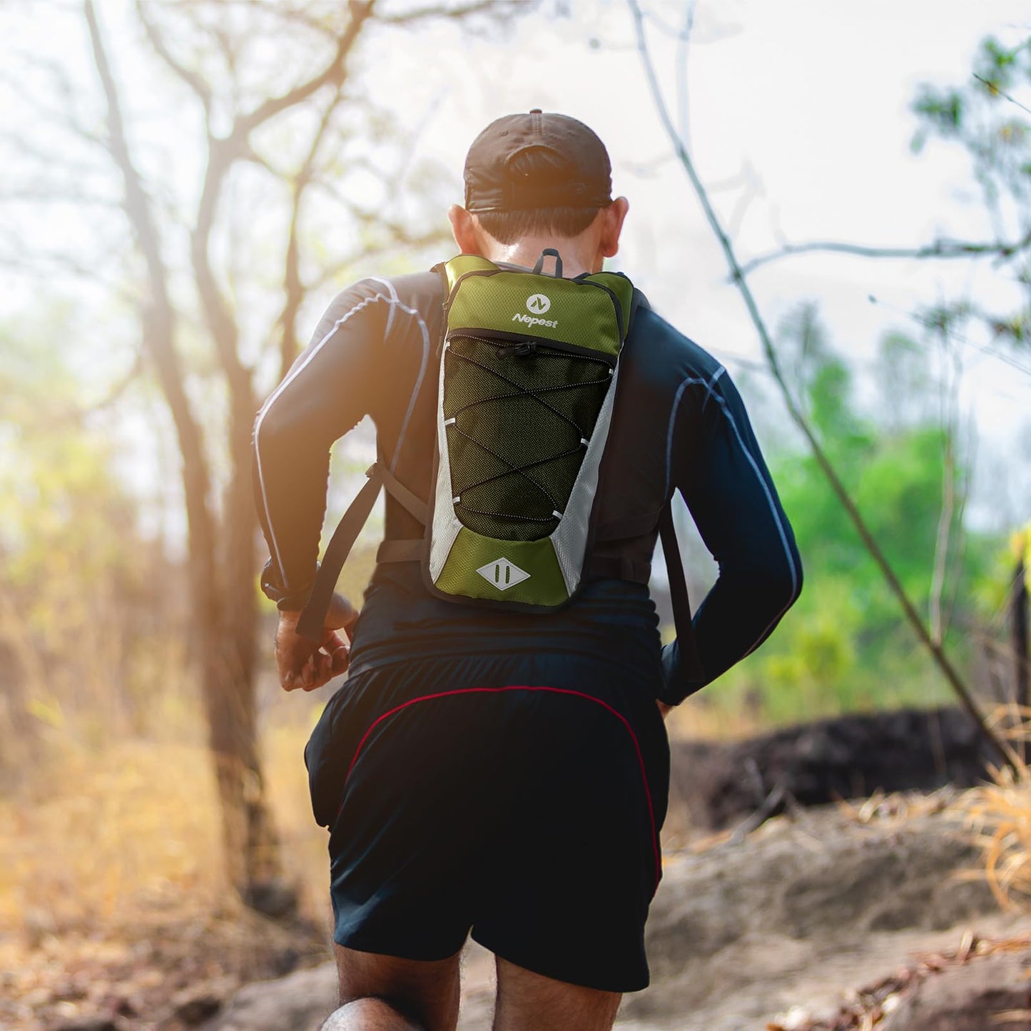 Nepest Hydration Backpack with 2L Water Bladder Water Back Pack