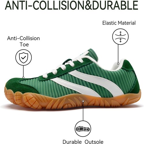 Barefoot Shoes | Women’s Casual Sneakers with Wide Toe Box - Zero Drop Minimalist Trail Running Shoes