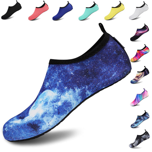 VIFUUR Water Shoes for Men Women Barefoot Quick Dry Aqua Socks Slip On