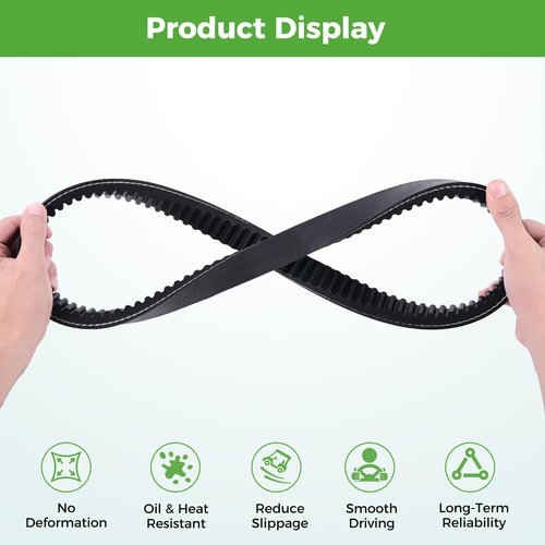 10L0L Golf Cart Clutch Drive Belt for EZGO TXT and Medalist 4 Cycle Gas 1994-UP, OEM#72054G01, 72024G01, 72025G01
