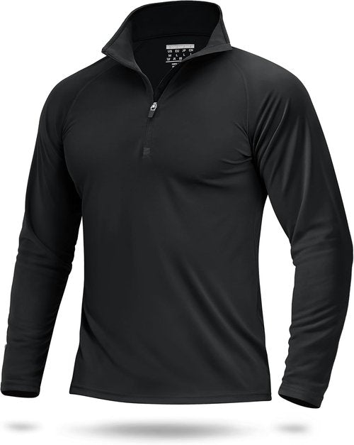Boladeci Men's Sun Shirts - UPF 50+ UV Protection | Lightweight Quick-Dry 1/4 Zip Golf Shirt
