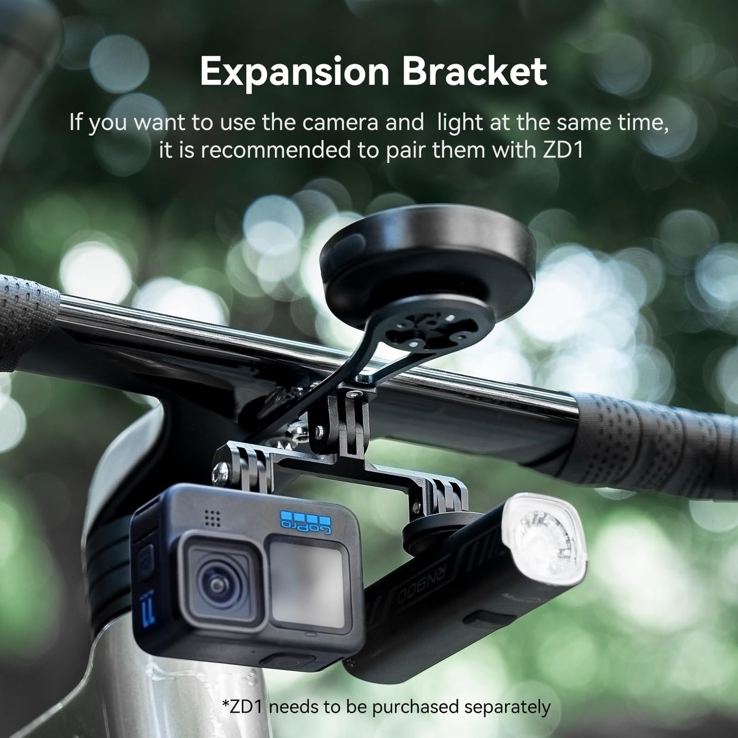 CYCPLUS Out Front Bike Mount Z3, Cycling Computer Bicycle Mount Compatible with Garmin/Igpsport/Xoss Cycling Computer