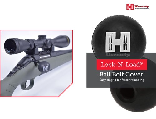 Hornady Lock-N-Load Bolt Ball – A Firearm Accessory for Faster Reloads – Easy Grip When Shooting with Gloves, Ideal for Hunting – Item No. 99123