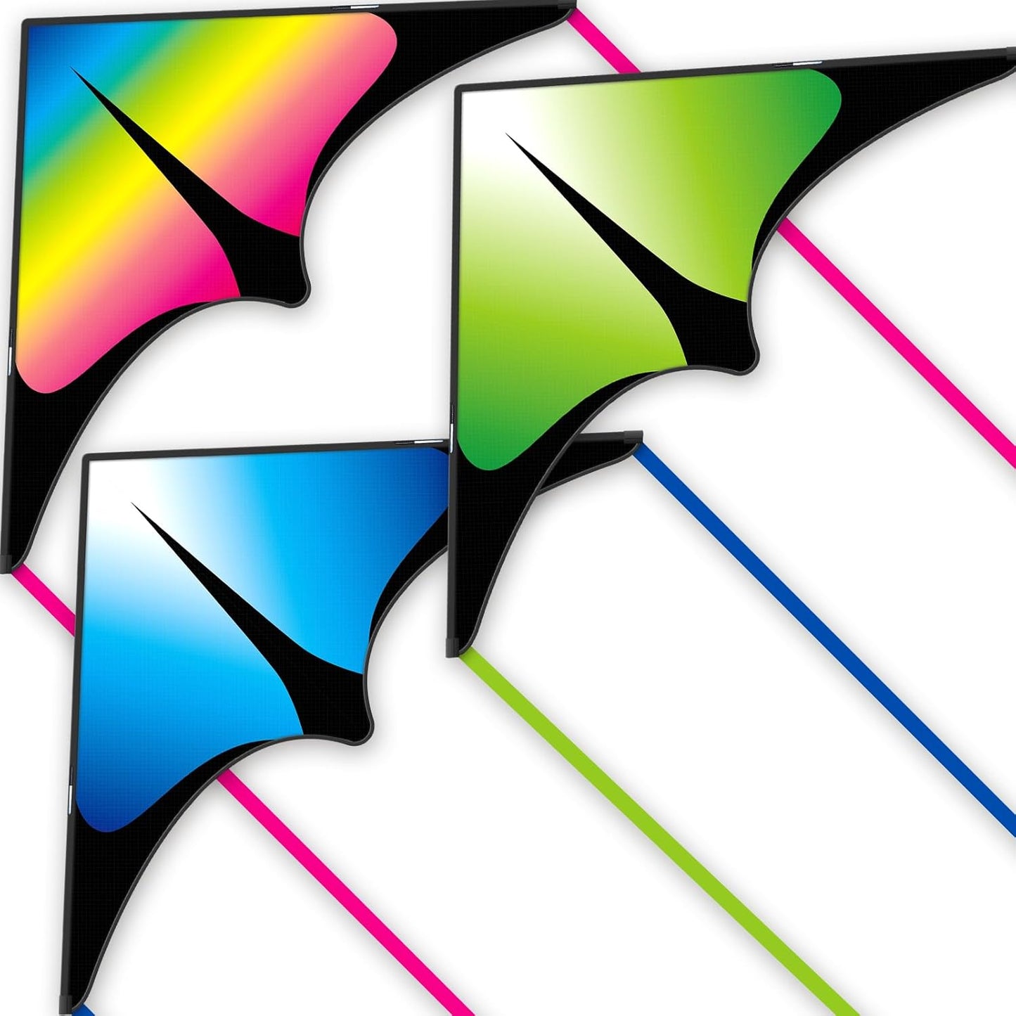 Delta Kite - Easy to Fly Kite for Kids & Adults | Perfect for Family Outings & Outdoor Fun