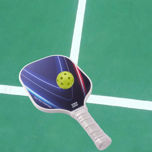 2024 Pickleball Paddles Set of 2,Fiberglass Board Honeycomb Sandwich,with 4 Pickle Balls,2 Cooling Towels,2 Sweatband, Pickleball Paddles Bag