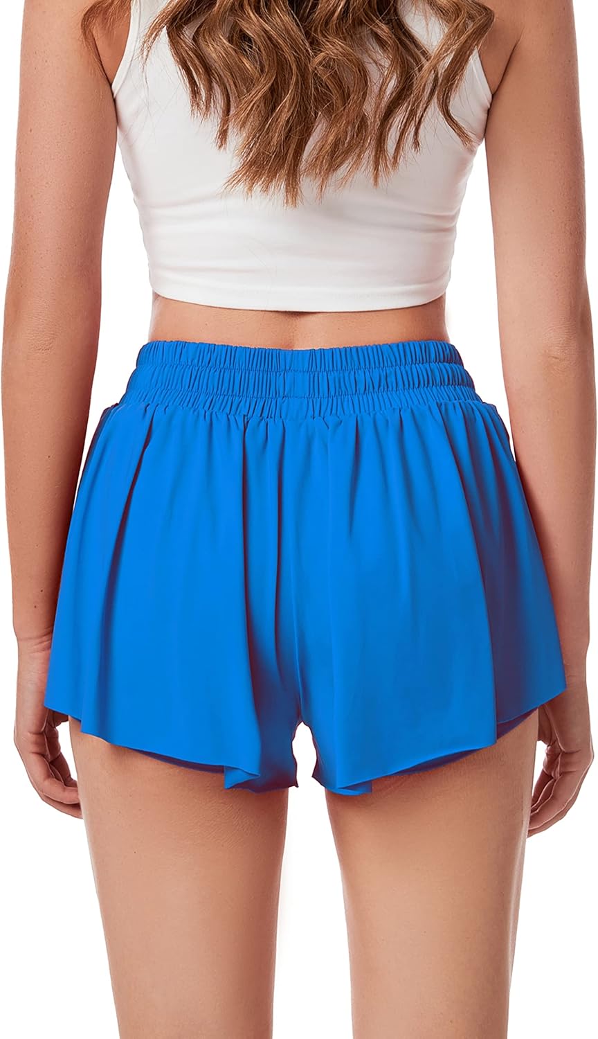 Skiennix Women's Athletic Shorts - 2-in-1 Quick-Drying Tennis & Running Skort | Comfy Fit