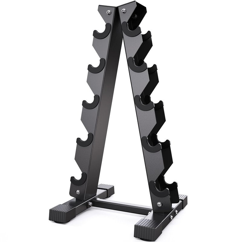 AKYEN A-Frame Dumbbell Rack Stand Only, Weight Rack for Dumbbells Compact Home Gym Space Saver, 480LBS Weight Capacity
