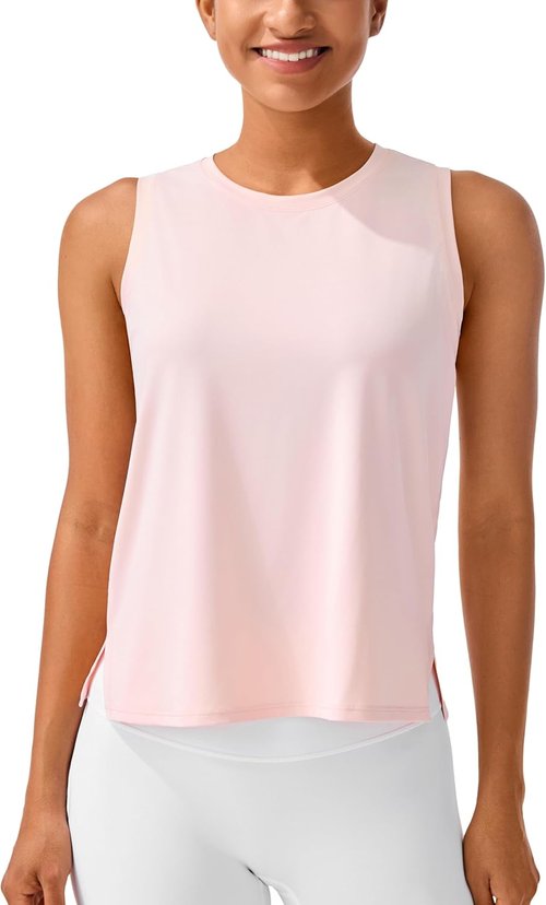 JOYSPELS Ice Silk Workout Tank Tops - Cool-Dry Sleeveless Yoga Shirts for Women | Loose Fit