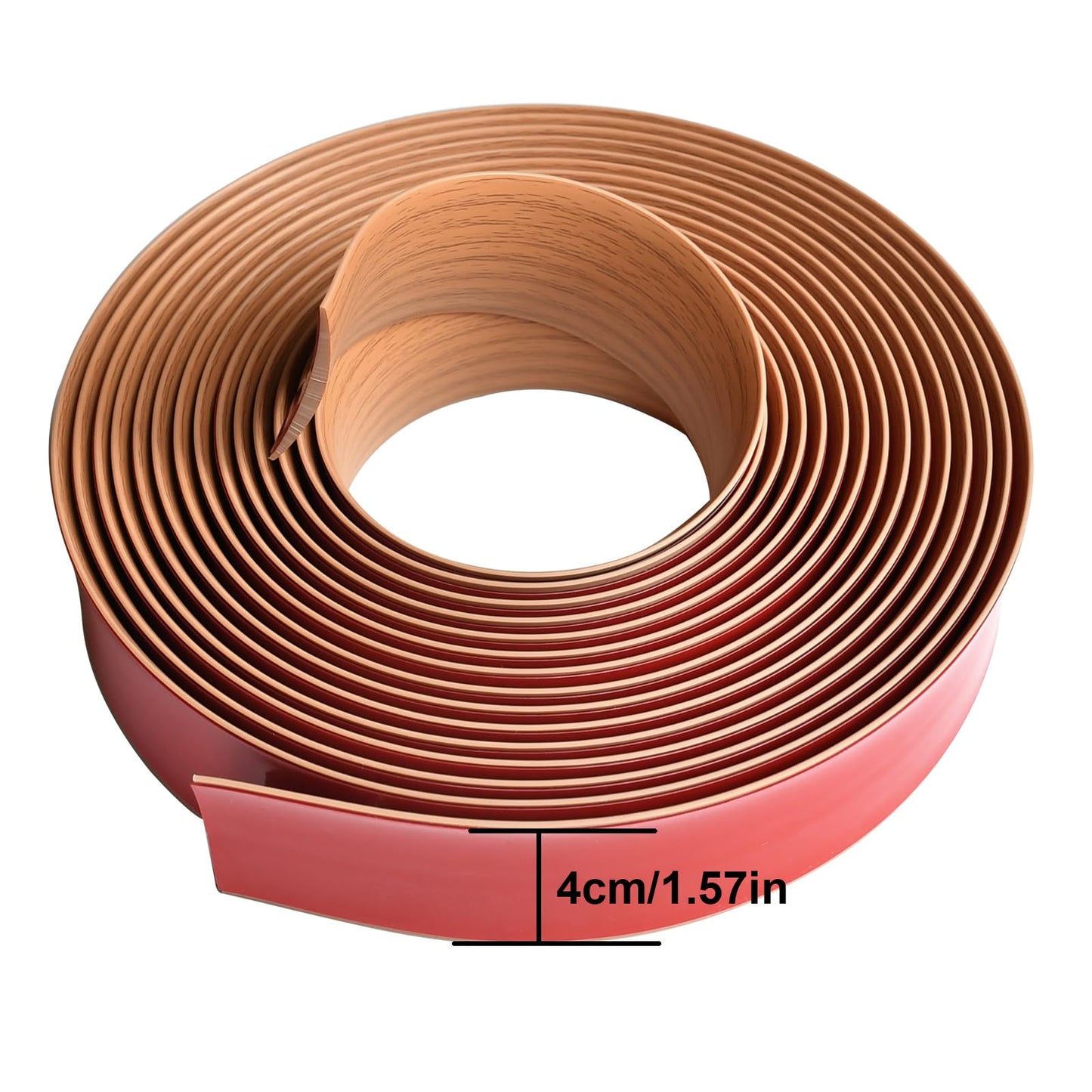 Floor/Door Flat Transition Strip & Self Adhesive Vinyl Edge Trim - Laminate Gap Covering Joining Strip