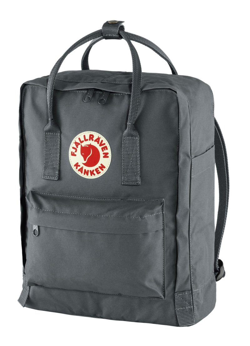 Fjällräven Kanken Backpack - Durable Vinylon Fabric, Water-Resistant, Classic Design - School, Travel, Super Grey