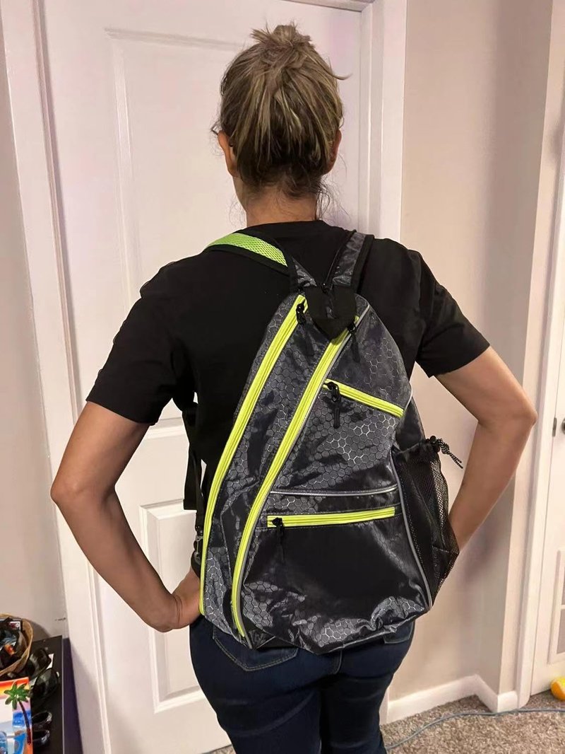 yuboo Pickleball Bag - Large Capacity Sling Backpack for Paddles & Gear, Adjustable & Lightweight for Men/Women - Court, Travel & Training