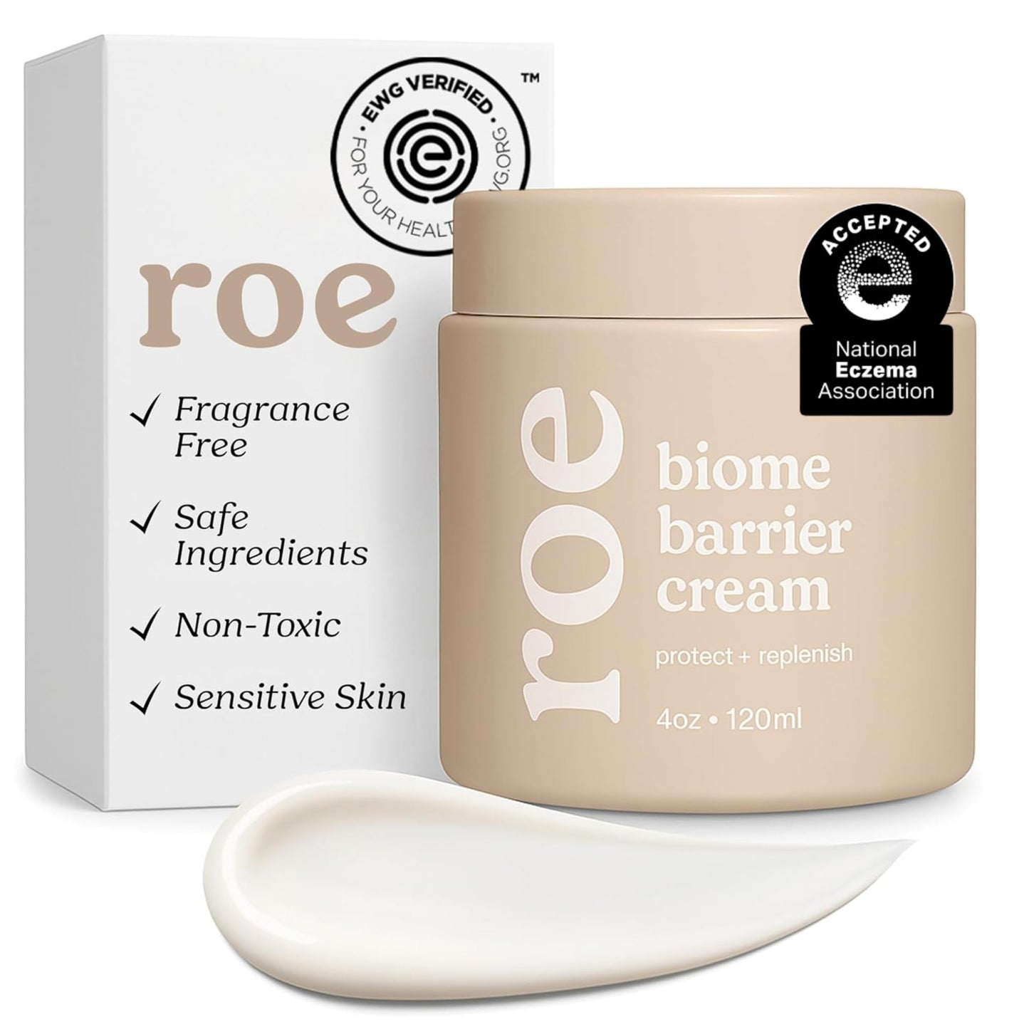 Roe Wellness Power Pair Probiotic Baby Power Serum & Biome Barrier Cream | Hydrating, Soothing, Clean Ingredients & Safe For All Skin