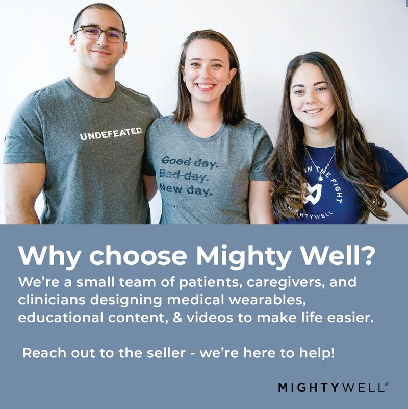 Mighty Well PICCPerfect PICC Line Cover: Soft Touch Double Layer PICC Line Arm Cover | Solid Black, Large