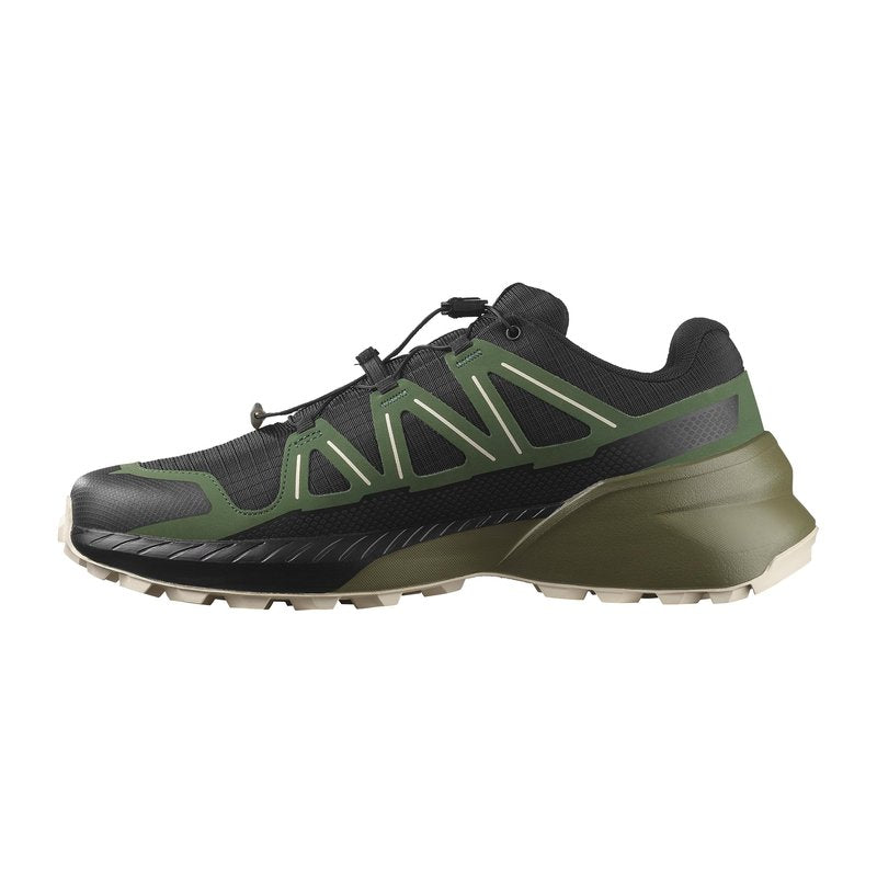 Salomon Men’s Speedcross Peak Trail Running Shoes - Black/Black Forest/Rainy Day - 12 Medium