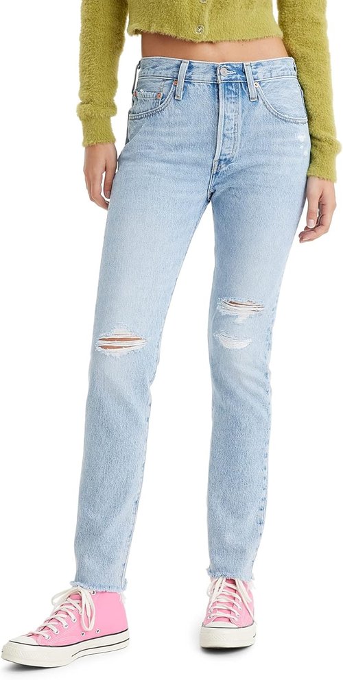 Levi's Women's Premium 501 Skinny Jeans - Classic Fit | Timeless Style & Comfort