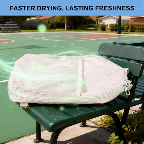 LAKE OF FIRE Pickleball Paddle Cover Crossbody Bag with Adjustable Strap Pickle ball Sling Bag Lightweight Pickleball Gifts for Men and Women White