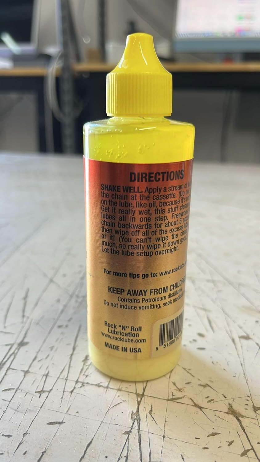 Rock N Roll Gold Chain Lubricant - 4-Ounce Bottle for Smooth Performance & Durability